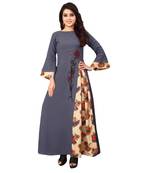 Women's Grey Rayon kurti