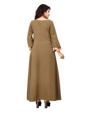 Women's Mahendi Green Rayon kurti 2