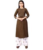Women's Mahendi Green Rayon kurti
