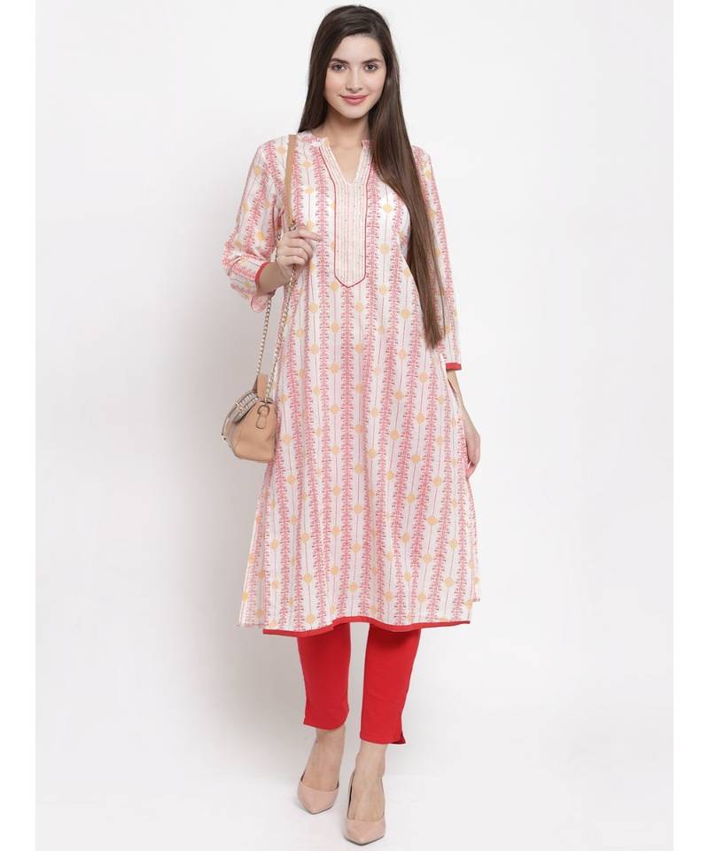 CORAL Cotton kurtis