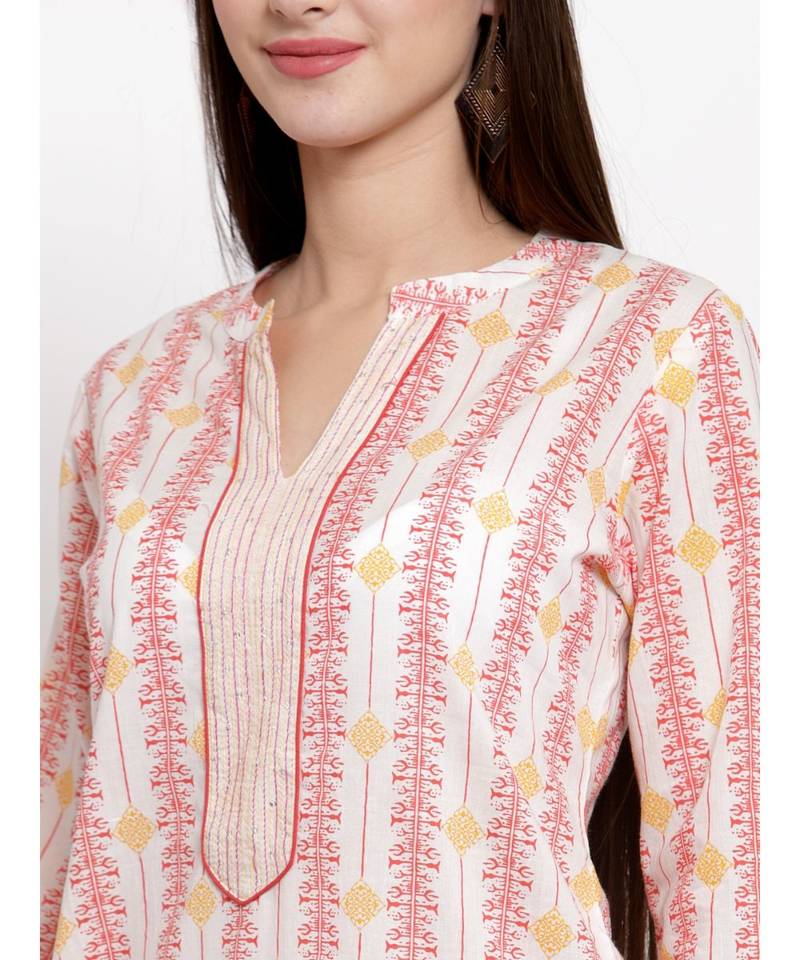 CORAL Cotton kurtis