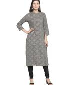GREY Cotton kurtis