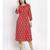 RED Cotton kurtis