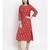 RED Cotton kurtis
