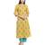 YELLOW Cotton kurtis