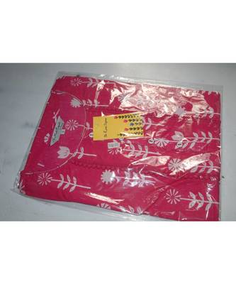 PINK Cotton kurtis 5