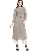 GREY Cotton kurtis
