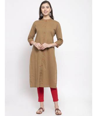 GREEN Cotton kurtis 1