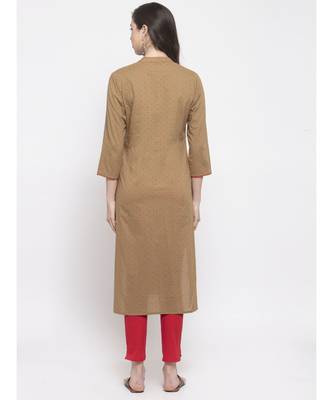 GREEN Cotton kurtis 3