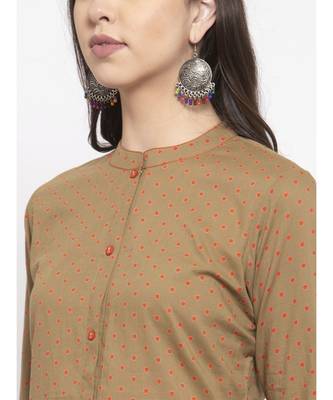 GREEN Cotton kurtis 5