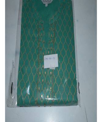 Green Cotton kurtis 3