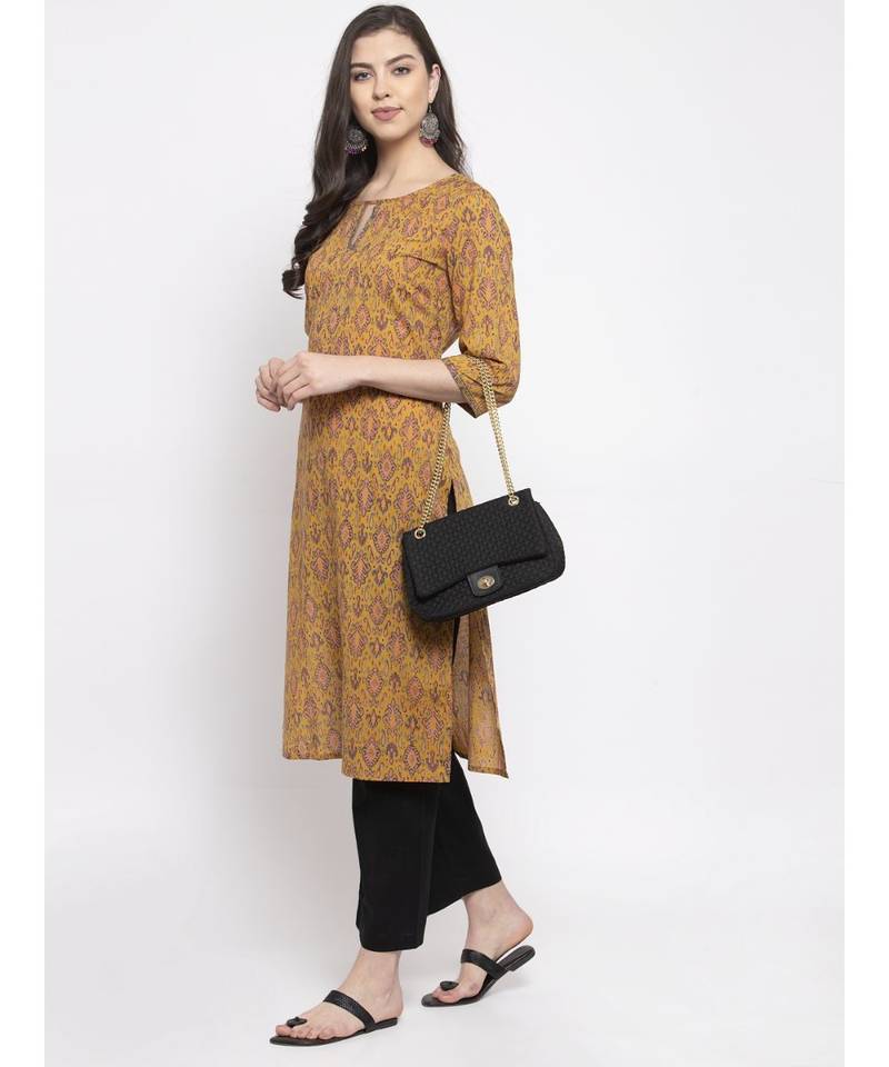 MUSTARD Cotton kurtis