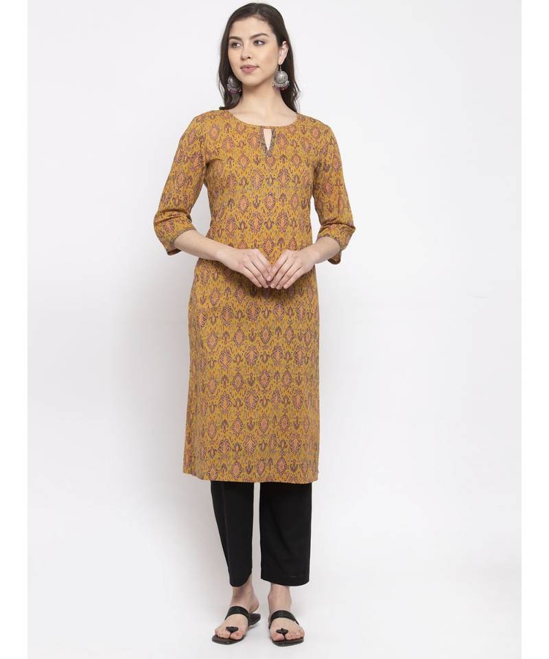 MUSTARD Cotton kurtis
