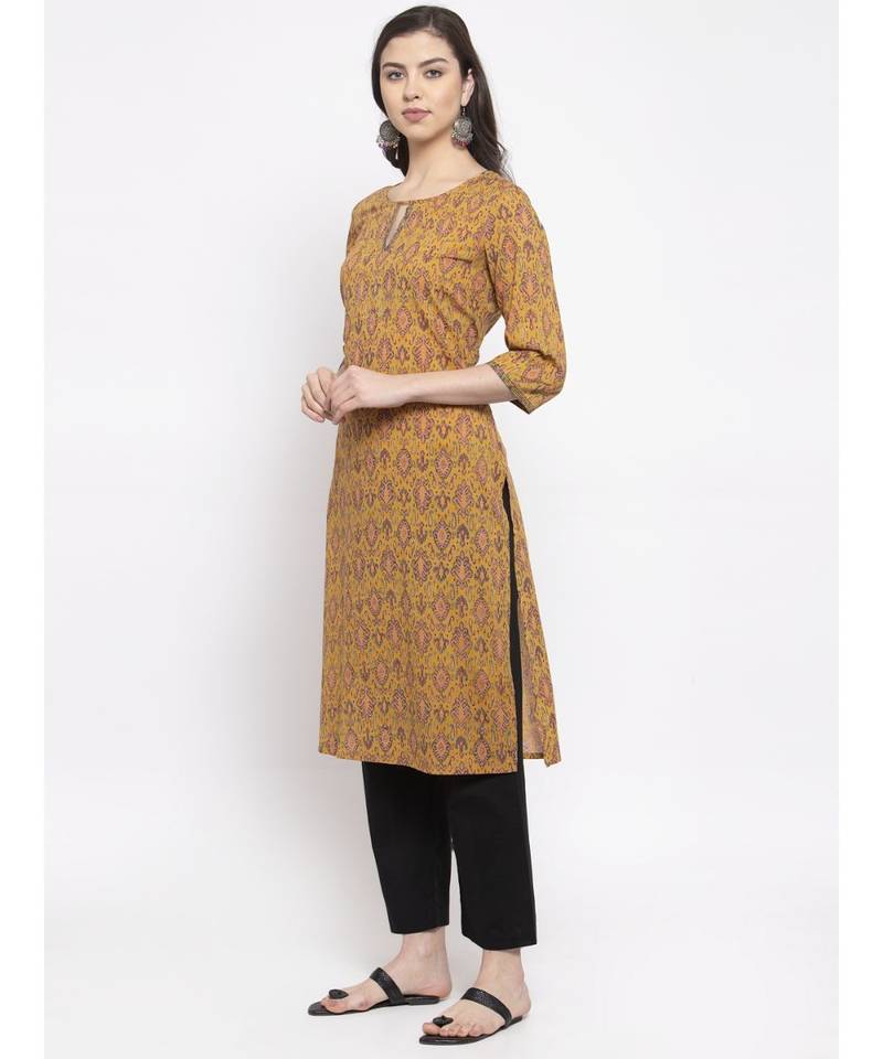 MUSTARD Cotton kurtis