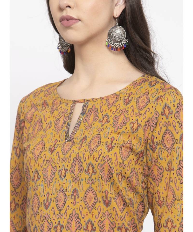 MUSTARD Cotton kurtis