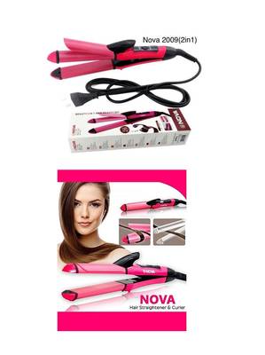 Nova Professional 2in1 Hair Curler and Straightner 2