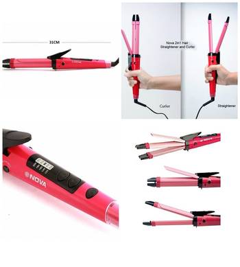 Nova Professional 2in1 Hair Curler and Straightner 3