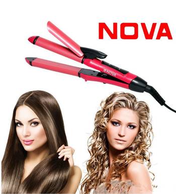 Nova Professional 2in1 Hair Curler and Straightner 4