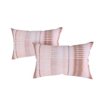 Swayam 144 TC Pure Cotton White and Brown Checkered Printed Bed Sheet With 2 Matching Pillow Covers 3