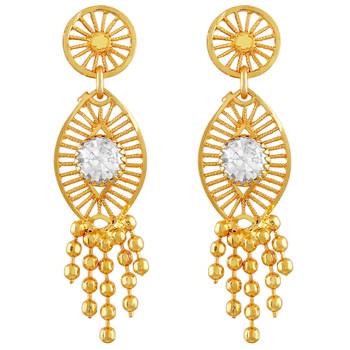 Traditional 1 Gram Gold plated Multi String Necklace Set For Women 4