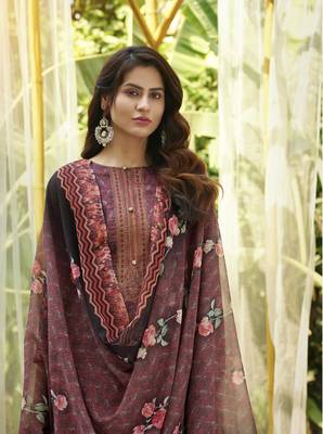Pink embroidered cotton salwar 2
