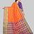 orange woven banarasi saree with blouse