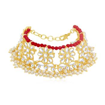 Red pearl bracelets 2