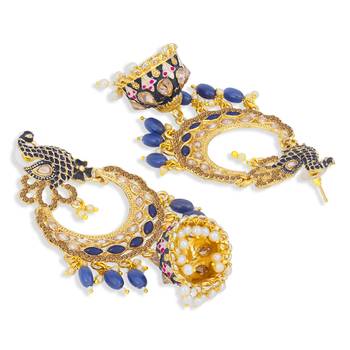 Multicolor pearl earrings 3