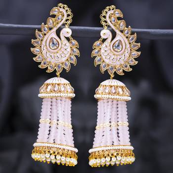 White pearl earrings 1
