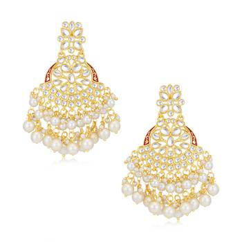 Maroon pearl earrings 2