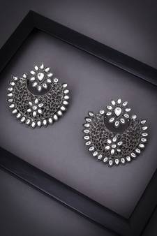 Silver earrings