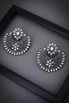 Silver earrings