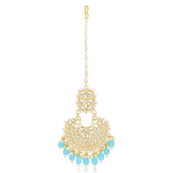 Blue pearl earrings 4