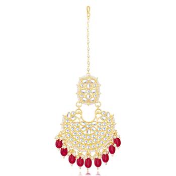 Maroon pearl earrings 4