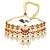 Red pearl necklace sets