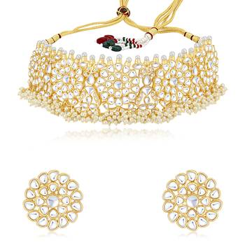 White pearl necklace sets 2