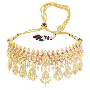 Pink pearl necklace-sets 3
