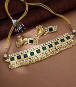 Green pearl necklace sets