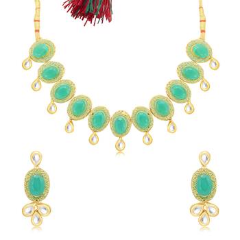 Green necklace sets 2