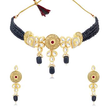 Black pearl necklace-sets 2