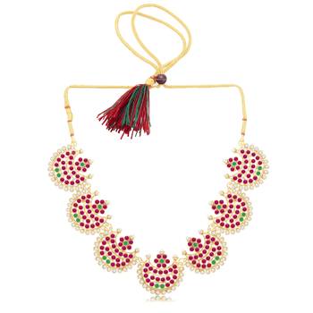 Multicolor pearl necklace sets 3