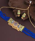 Multicolor pearl necklace sets