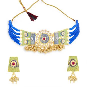 Multicolor pearl necklace sets 2
