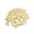 Gold pearl rings