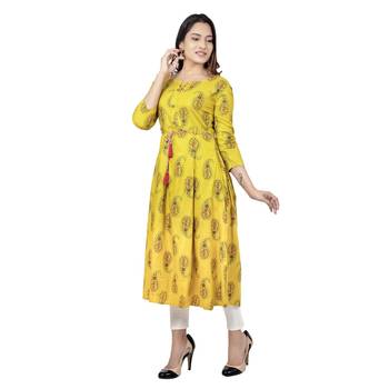 Light-green printed cotton kurtas-and-kurtis 4