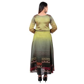 Green printed rayon kurtas-and-kurtis 2