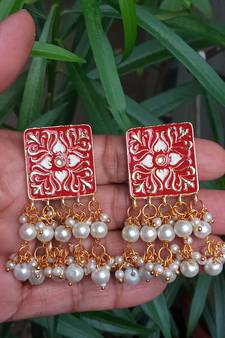 Red party-jewellery
