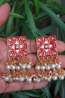 Red party-jewellery
