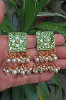 Green party-jewellery
