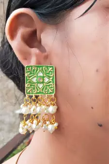 Green party-jewellery